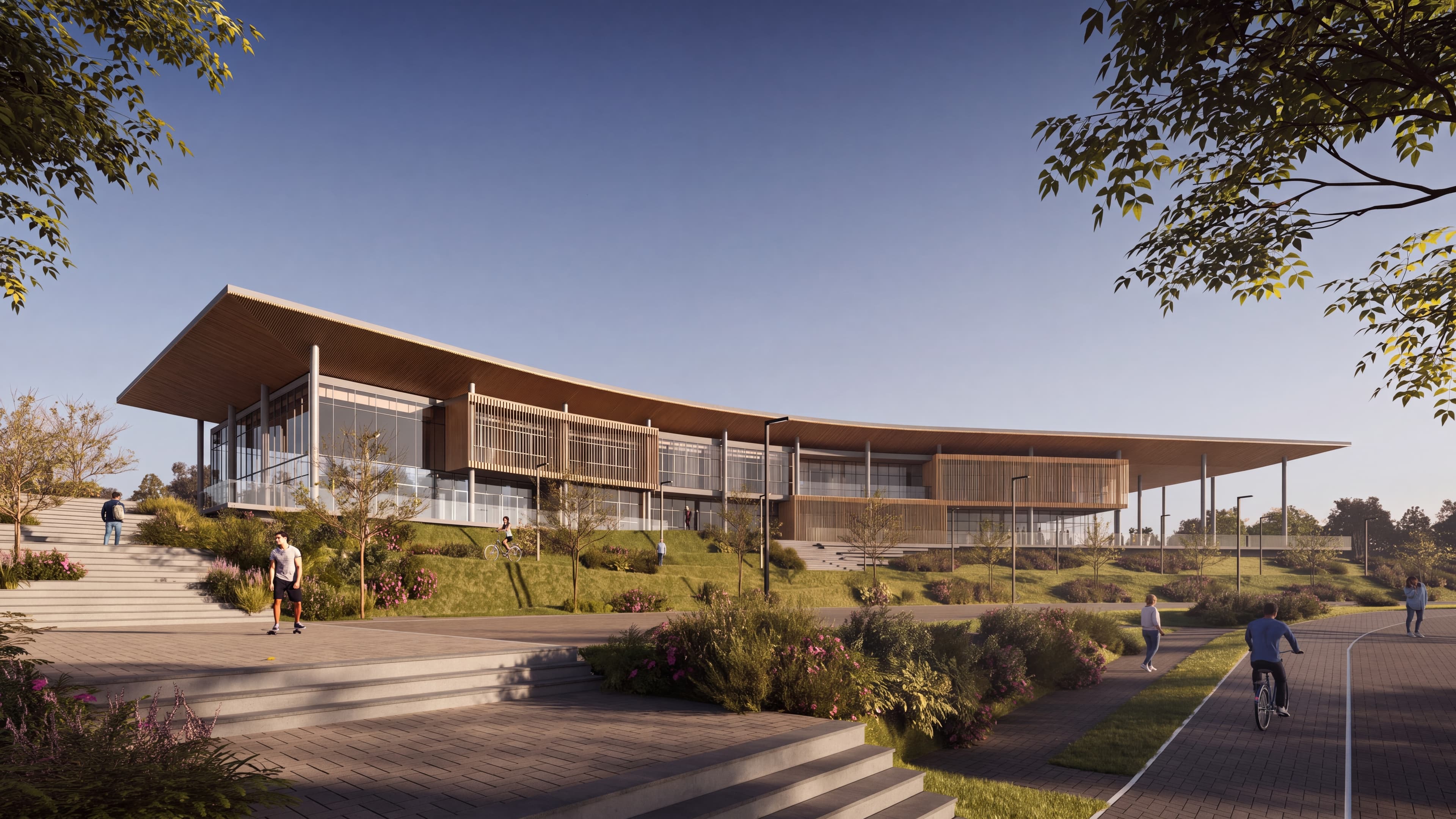 Architectural rendering of the ITEC campus